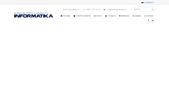 Desktop Screenshot of informatika.si